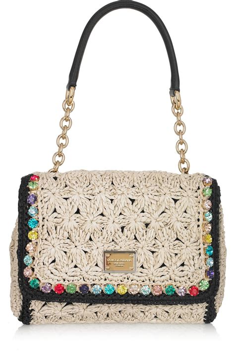 bolsos ganchillo dolce gabbana|dolce and gabbana handbags.